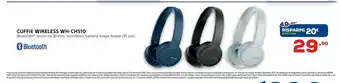 Euronics Sony WH-CH510 Cuffia Padiglione Auricolare Nero offerta