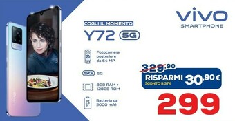 Euronics Vivo Y72 5G offerta
