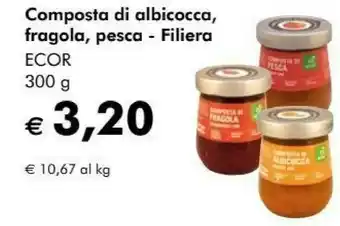 NaturaSi Ecor Composta Di Albicocca Fragola, Pesca - Filiera