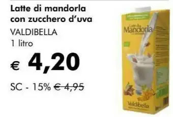 Giardineria Valdibella - Latte Di Mandorla Biologico 1000 G(ml) offerta