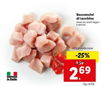 Lidl Bocconcini Di Tacchino offerta