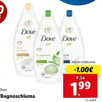 Lidl Dove Bagnoschiuma offerta