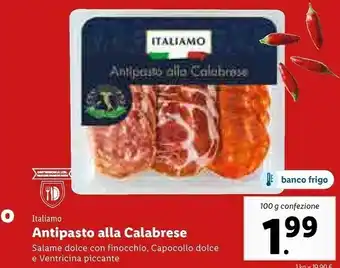 Lidl Italiamo Antipasto Alla Calabrese offerta