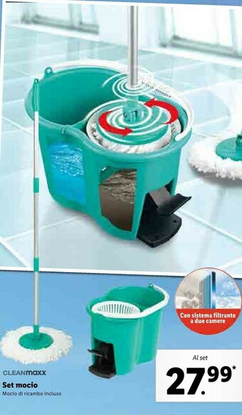 Lidl Cleanmaxx Set Mocio offerta