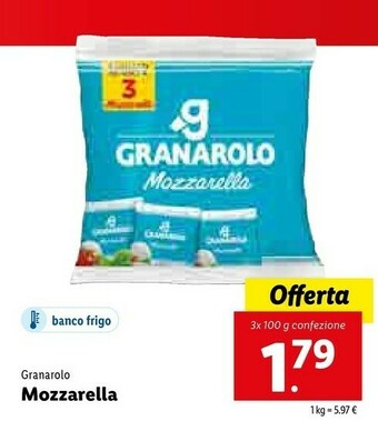 Lidl Granarolo Mozzarella offerta