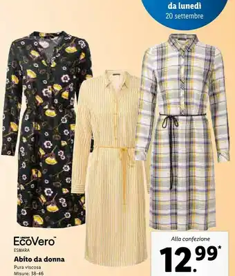 Lidl Esmara Ecovero Abito Da Donna offerta