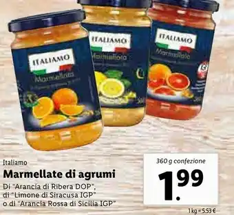 Lidl Italiamo Marmellata offerta