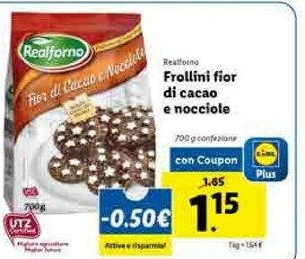 Lidl Realforno Fior Di Zucchero 700 G(ml) offerta