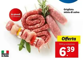 Lidl Lidl Grigliata Mista Di Suino offerta