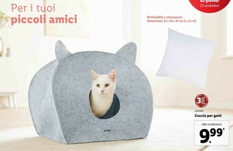 Lidl Zoofari Cuccia Per Gatti offerta