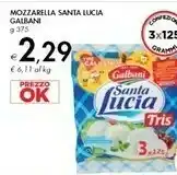 Bennet Galbani Galbani - Mozzarella Santa Lucia 375 g(ml) offerta