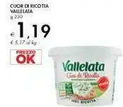 Bennet Vallelata Cuor Di Ricotta 230 G(ml) offerta