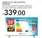 Bennet Samsung Samsung Series 7 50TU7092 127 cm (50") 4K Ultra HD Smart TV Wi-Fi Nero offerta