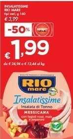Rio Mare Insalatissime Messicana E Tonno 160 G(ml)