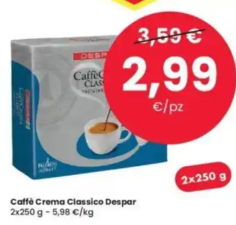 Eurospar Caffè Crema Classico Despar 2x250 g offerta