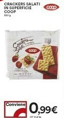 Coop Coop - Crackers Salati In Superficie 560 G(ml) offerta