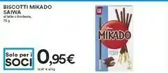 Coop Saiwa Biscotti Mikado Al Latte offerta