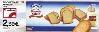 Coop Monviso Biscotto Salute offerta