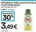 Coop Fairy Platinium Detersivo Per Lavastoviglie offerta