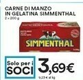 Coop Simmenthal Carne Di Manzo In Gelatina offerta