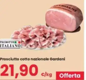 Eurospar Prosciutto cotto nazionale Gardani offerta