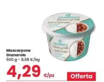 Eurospar Mascarpone Granarolo 500 Mascarpone Granarolo offerta
