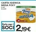 Coop Foxy Carta Igienica Mega offerta