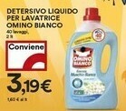 Coop Omino Bianco Detersivo Liquido Per Lavatrice offerta