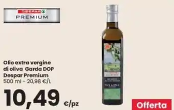 Eurospar Olio extra vergine di oliva Garda DOP Despar Premium 500 ml offerta