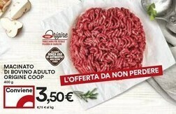 Coop Coop Macinato Di Bovino Adulto Origine offerta
