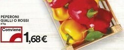 Coop Peperoni Gialli O Rossi offerta