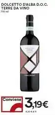 Coop Terre da vino Dolcetto D'alba offerta