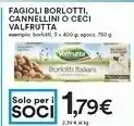 Coop Valfrutta Fagioli Borlotti offerta