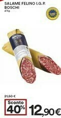 Coop Boschi Salame Felino Igp offerta