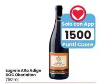 Eurospar Lagrein Alto Adige DOC Oberlaiten 750 ml offerta