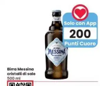 Eurospar Birra Messina cristalli di sale 500 ml offerta