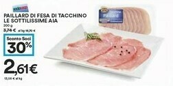 Coop Aia Paillard Di Fesa Di Tacchino 200 G(ml) offerta