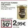 Coop Orlando Fletti Di Tonno In Olio Di Oliva/ Al Naturale offerta