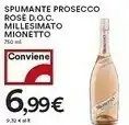 Coop Mionetto Spumante Prosecco Rose Doc Millesimato 750 Ml offerta