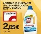 Coop Omino Bianco Additivo Igienizzante Liquido Per Bucato offerta