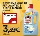 Coop Omino Bianco Detersivo Liquido Per Lavatrice offerta