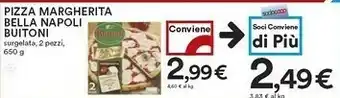 Coop Buitoni Pizza Margherita Napoli offerta