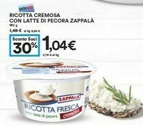 Coop Zappalà Riccota Cremosa offerta
