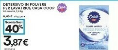 Coop Coop Detersivo In Polvere Per Lavatrice Casa offerta