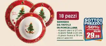 Happy Casa SERVIZIO DA TAVOLA IN PORCELLANA offerta
