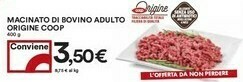 Coop Coop Macinato Di Bovino Adulto offerta