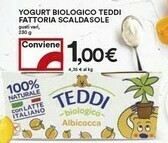 Coop Fattoria Scaldasole - Teddi Yogurt Albicocca Bio 230 G(ml) offerta