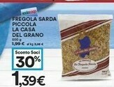 Coop Del grano Fregola Sarda Piccola La Cala offerta