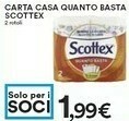 Coop Scottex Carta Casa Quanto Basta offerta