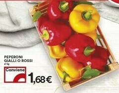 Coop Peperoni Gialli/ Rossi offerta